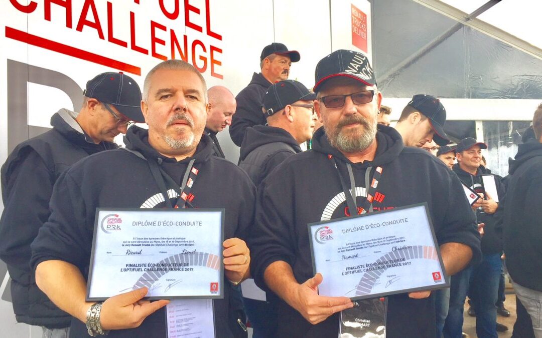 Our drivers, finalists of the Optifuel Challenge