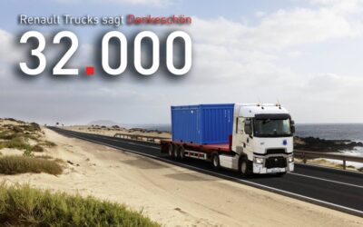 Our trucks in a Renault ad