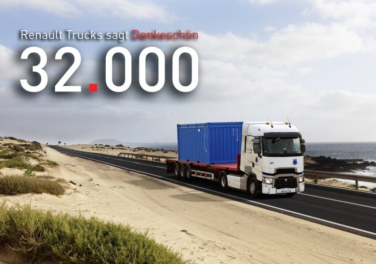 Our trucks in a Renault ad
